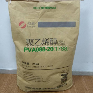 Shuangxin PolyvinyL Alcool PVA 1788 para dimensionamento têxtil